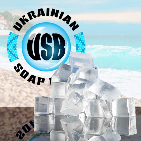 Мильна основа UkrainianSoapBase МОРСЬКА СІЛЬ прозора, SLS Free (Україна)